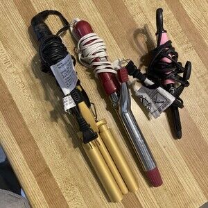 Curling Iron 3 lot! Vidal Sassoon. Isinis, plugged & Curl Master Hot Curl